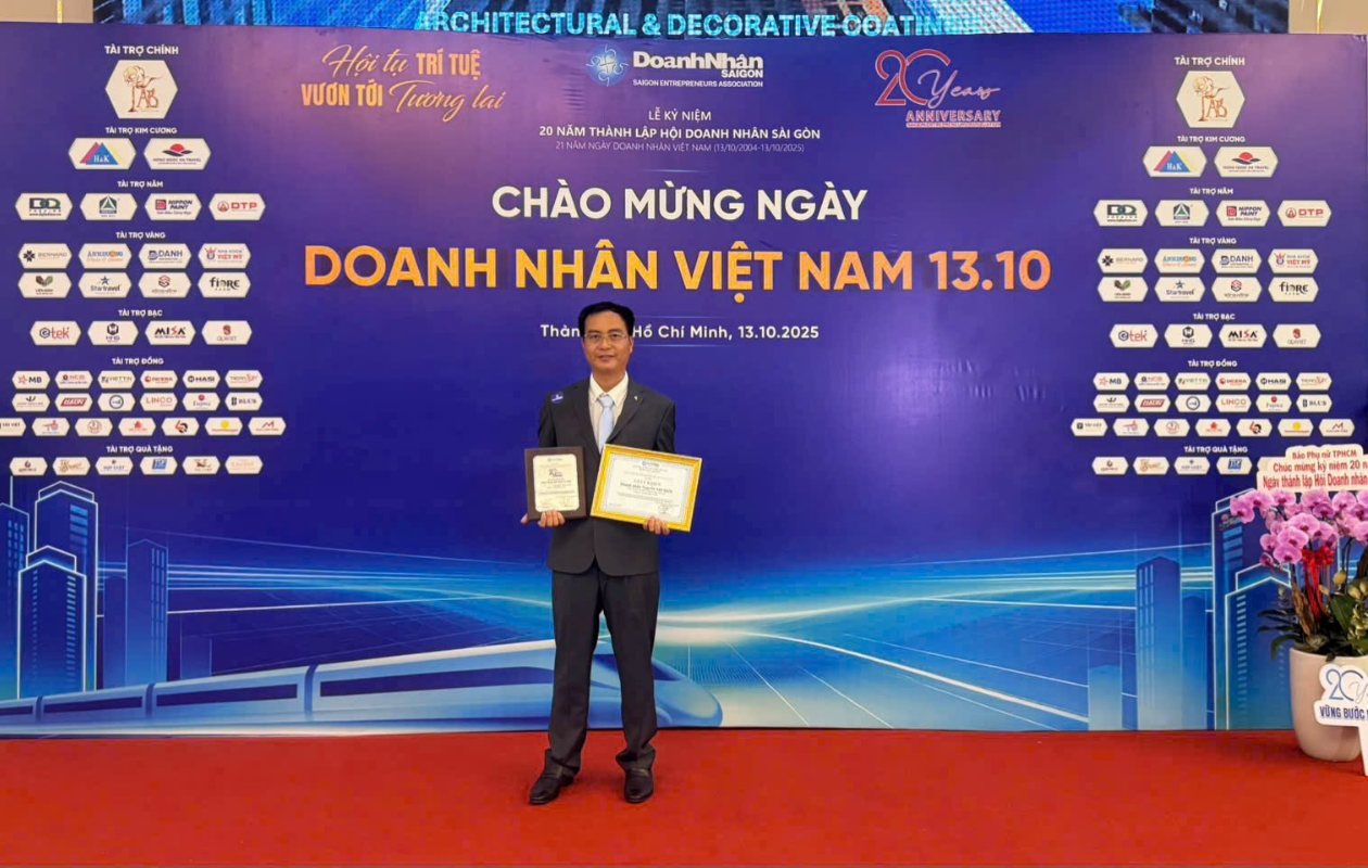 SJK VINH DỰ THAM DỰ LỄ KỶ NIỆM 20 NĂM THÀNH LẬP HỘI DOANH NHÂN SÀI GÒN (2005–2025) 