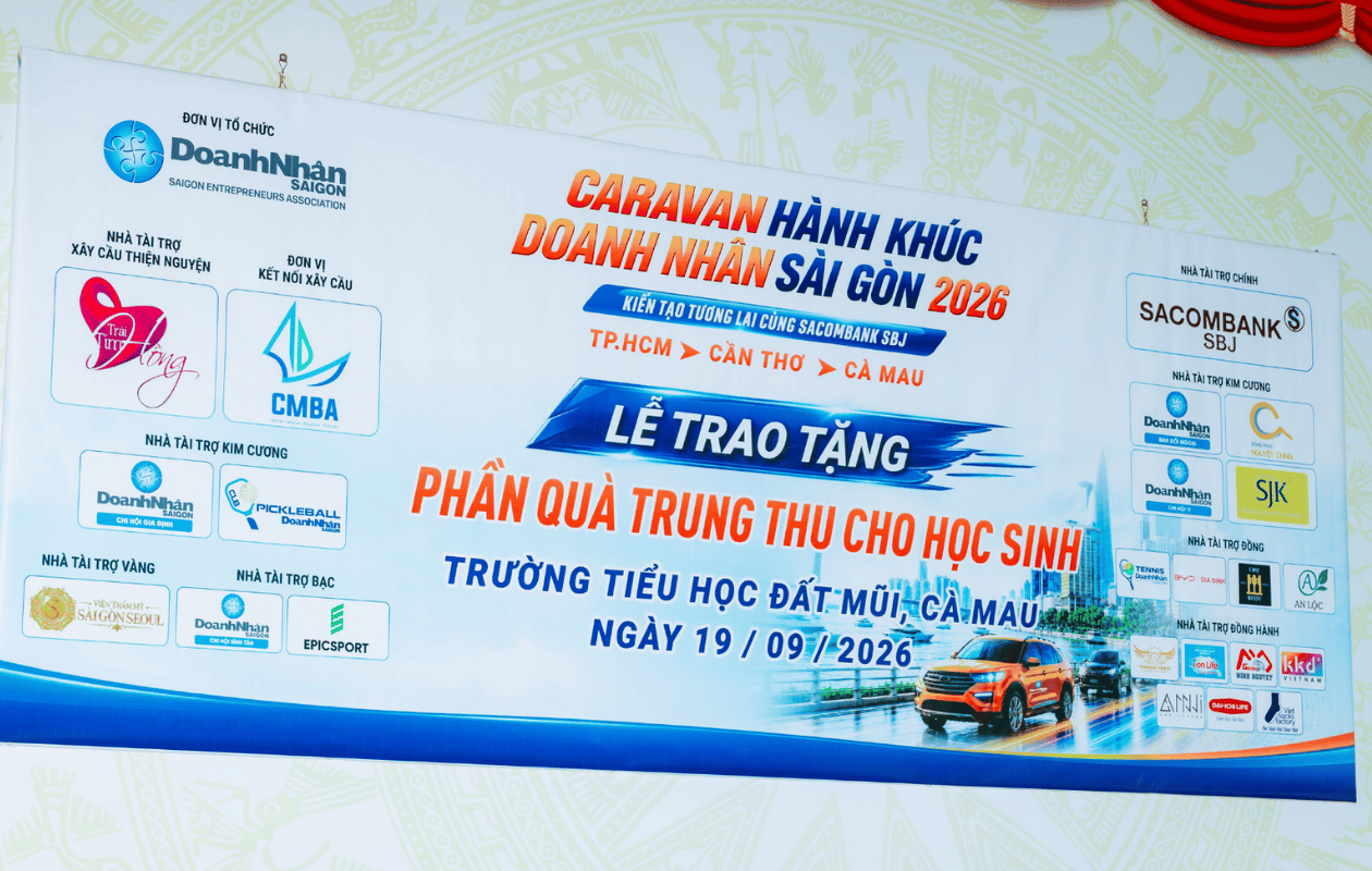 SJK vinh dự đồng hành cùng chương trình Caravan Hành Khúc Doanh Nhân Sài Gòn 2026 – Kiến tạo tương lai cùng Sacombank SBJ