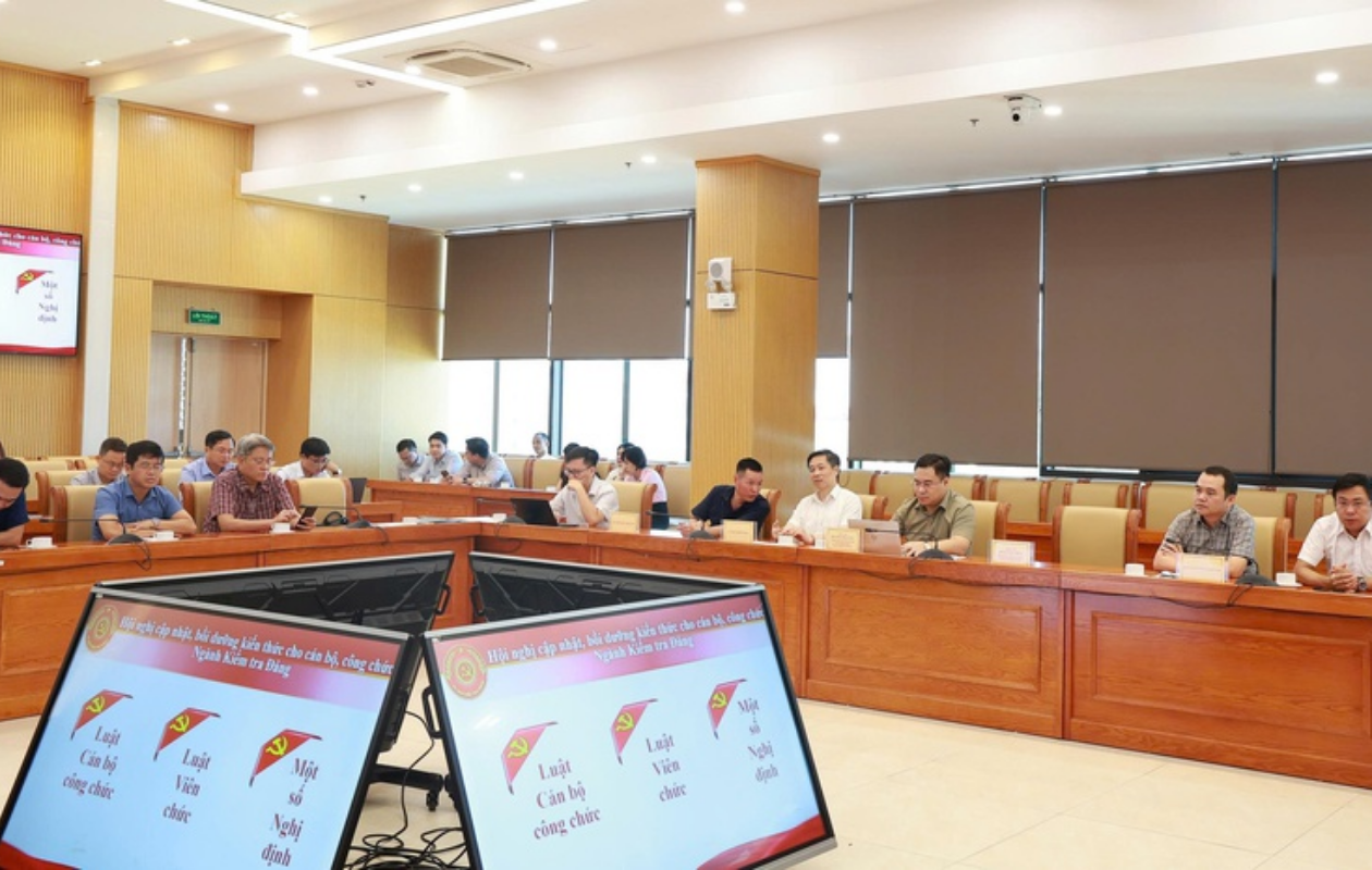 Đảng ủy Bộ Xây dựng kết nối hội nghị bồi dưỡng nghiệp vụ công tác kiểm tra, giám sát
