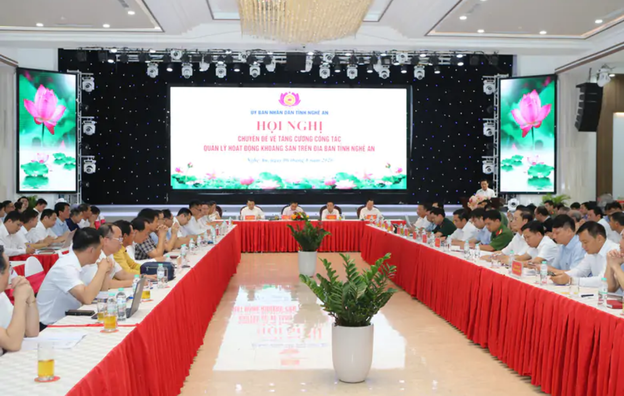 Nghệ An bàn giải pháp cân đối cung cầu, chống thất thoát tài nguyên khoáng sản