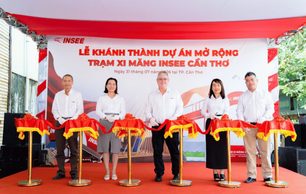 INSEE Việt Nam hoàn thành dự án mở rộng trạm xi măng INSEE Cần Thơ