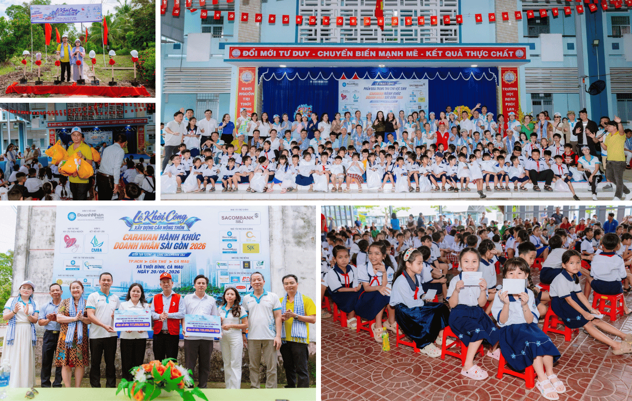 ​Vật Tư SJK đồng hành cùng Caravan Hành Khúc Doanh Nhân Sài Gòn 2026