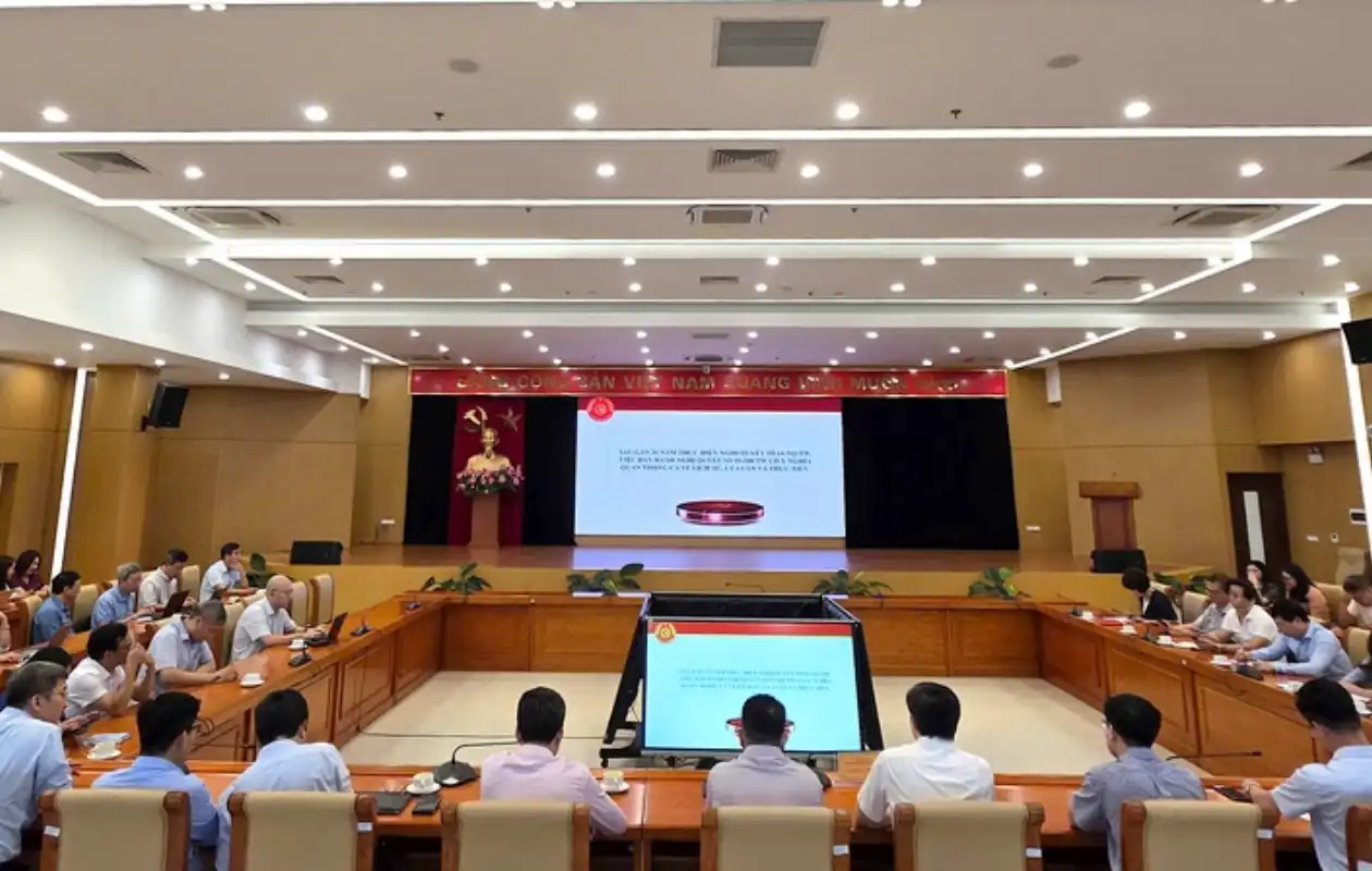 Đảng ủy Bộ Xây dựng kết nối hội nghị quán triệt văn bản về công tác kiểm tra, giám sát