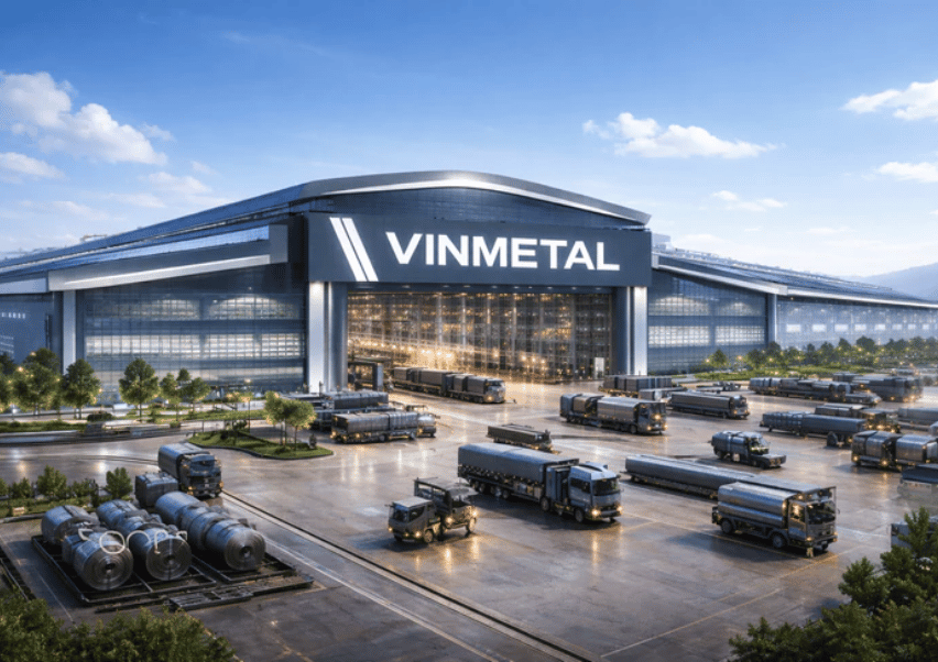 NHÀ MÁY SẢN XUẤT THÉP VINMETAL HÀ TĨNH