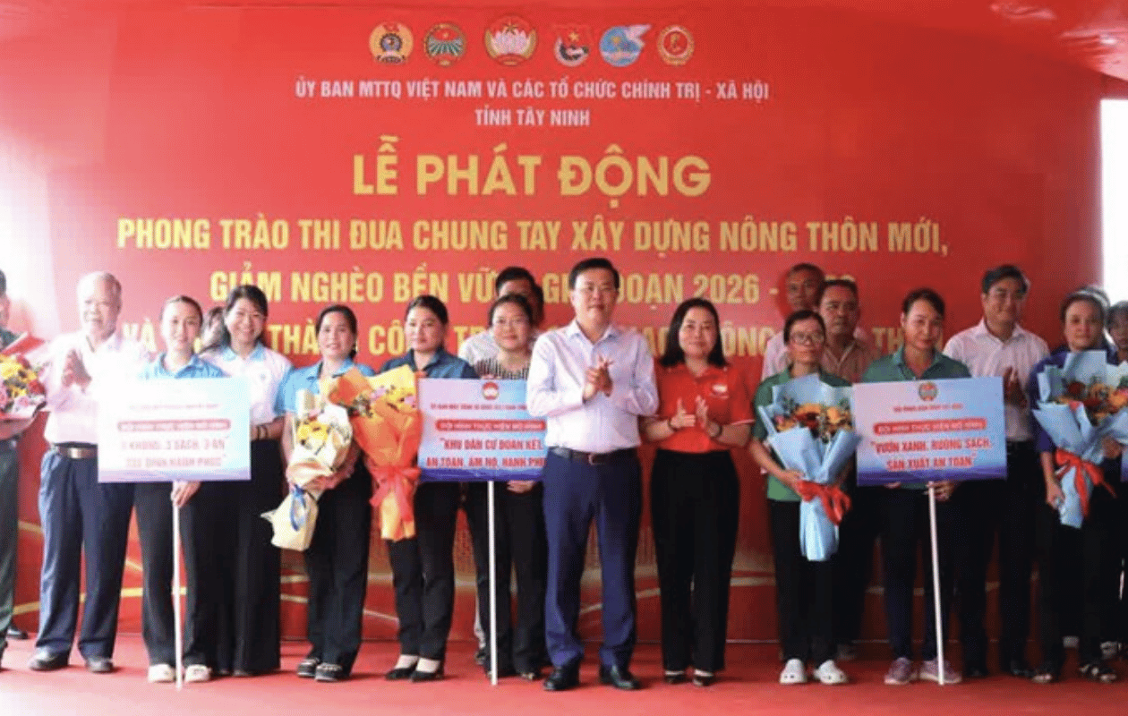Ủy ban Mặt trận Tổ quốc Việt Nam tỉnh Tây Ninh huy động nguồn lực xây dựng nông thôn mới