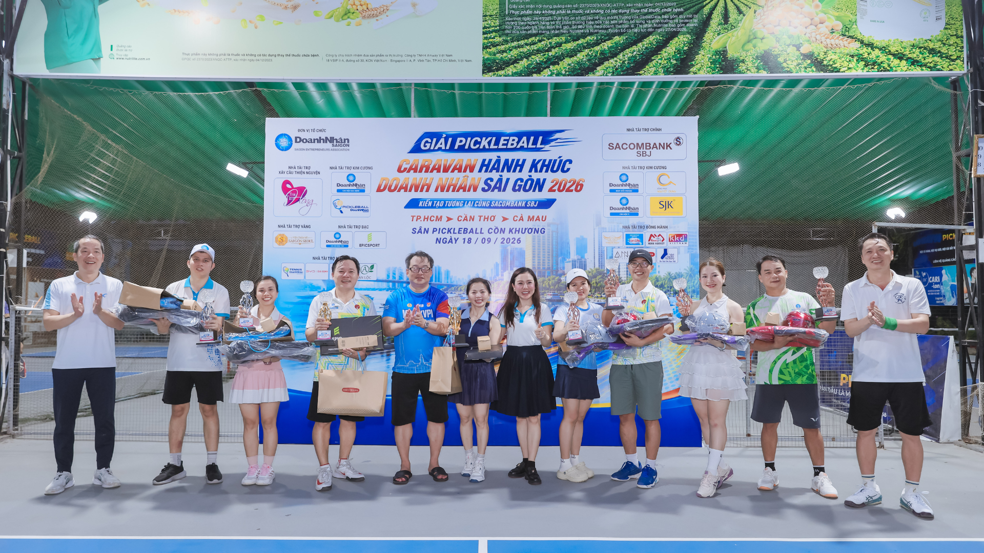 Ngày 18/09/2026, SJK vinh dự đồng hành cùng Giải Pickleball Caravan Hành Khúc Doanh Nhân Sài Gòn 2026
