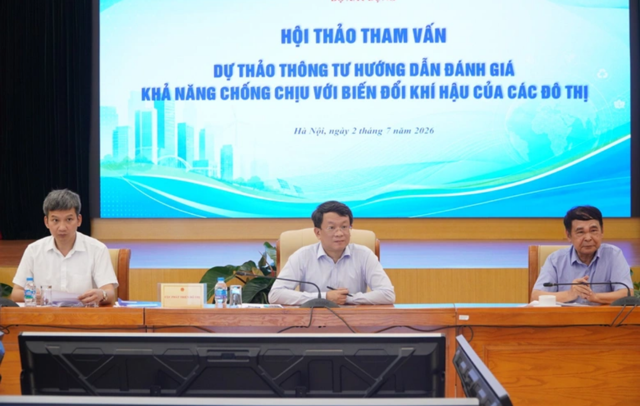 Bộ Xây dựng đề xuất bộ tiêu chí đánh giá khả năng chống chịu biến đổi khí hậu của đô thị