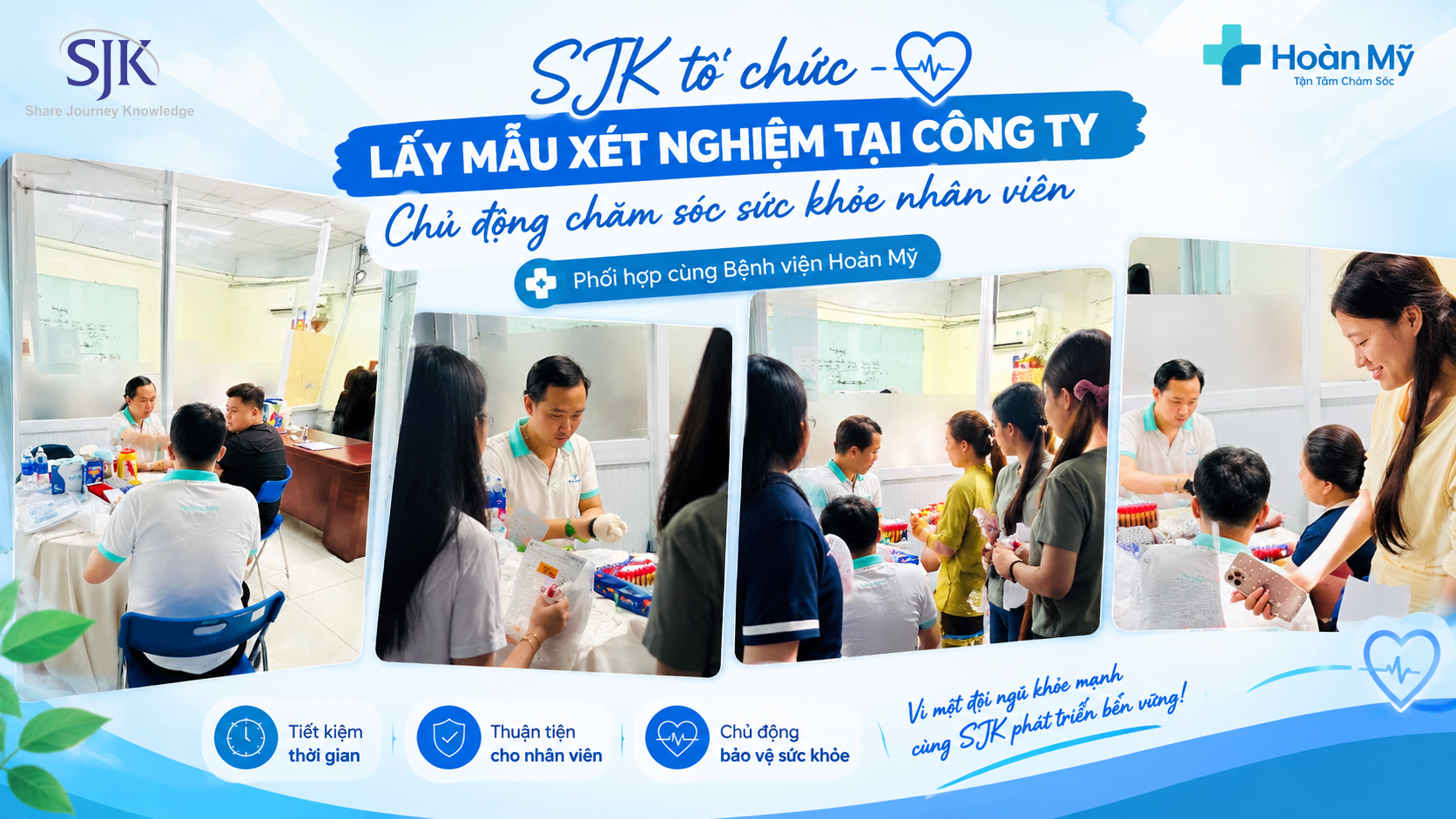 SJK Tổ Chức Lấy Mẫu Xét Nghiệm Tại Doanh Nghiệp