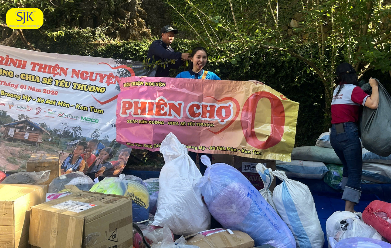 SJK THAM GIA CHƯƠNG TRÌNH THIỆN NGUYỆN “XUÂN BIÊN CƯƠNG – CHIA SẺ YÊU THƯƠNG” TẠI KON TUM